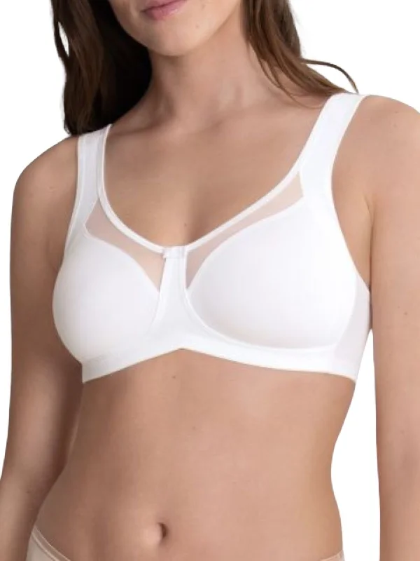 Clara Moulded Comfort Soft Cup Bra - White