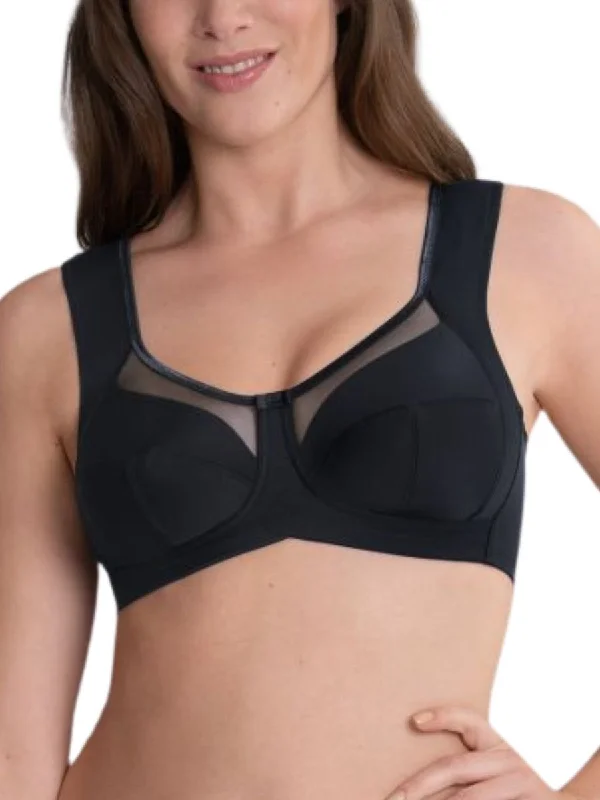 Clara Support Soft Cup Bra - Black