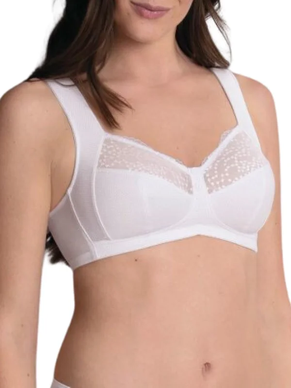 Orely Support Soft Cup Bra - White