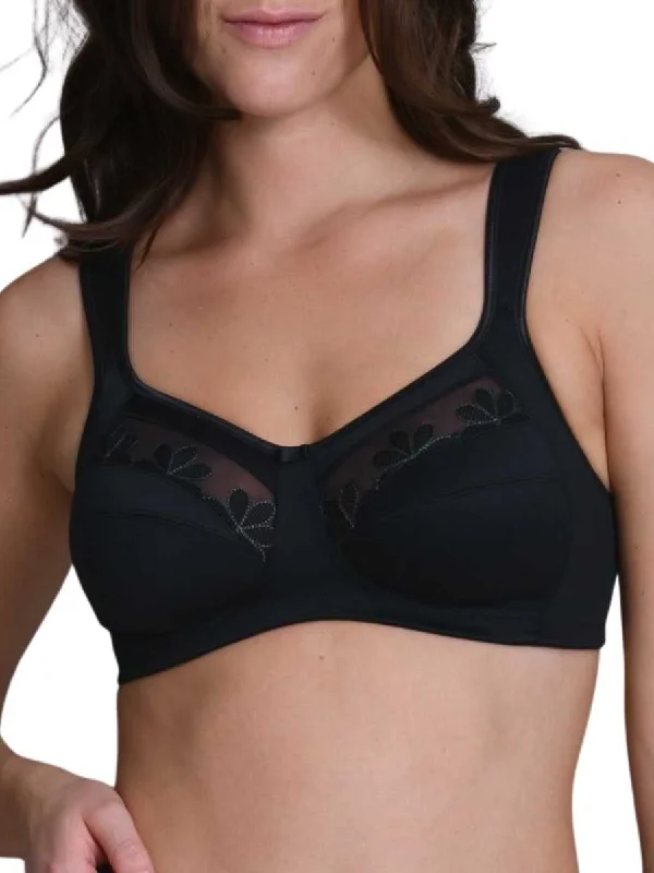 Sophia Comfort Bra - Black