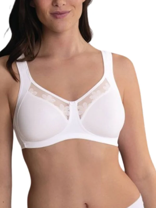 Sophia Moulded Comfort Bra - White