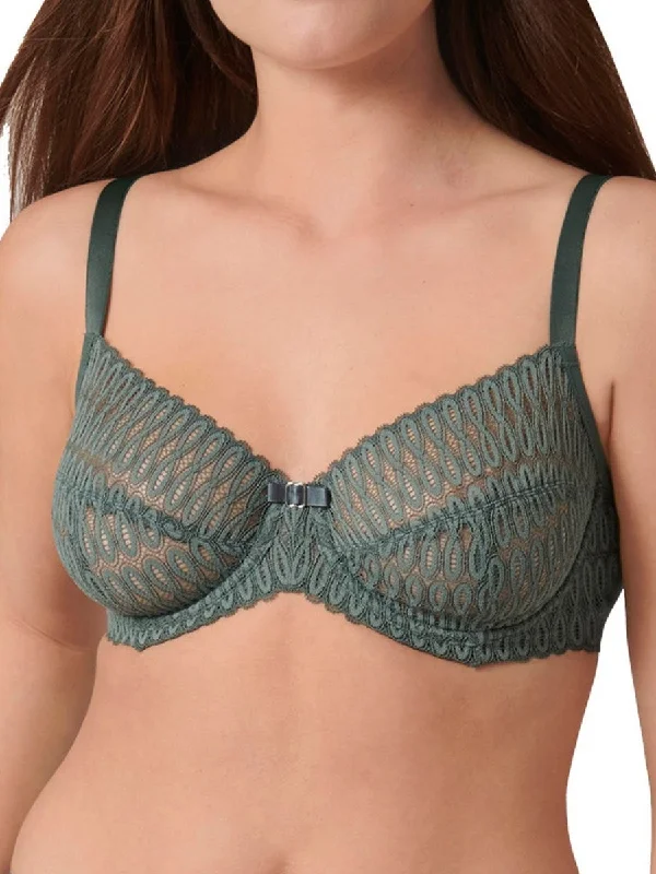 Aura Spotlight Full Cup Bra - Smoky Green