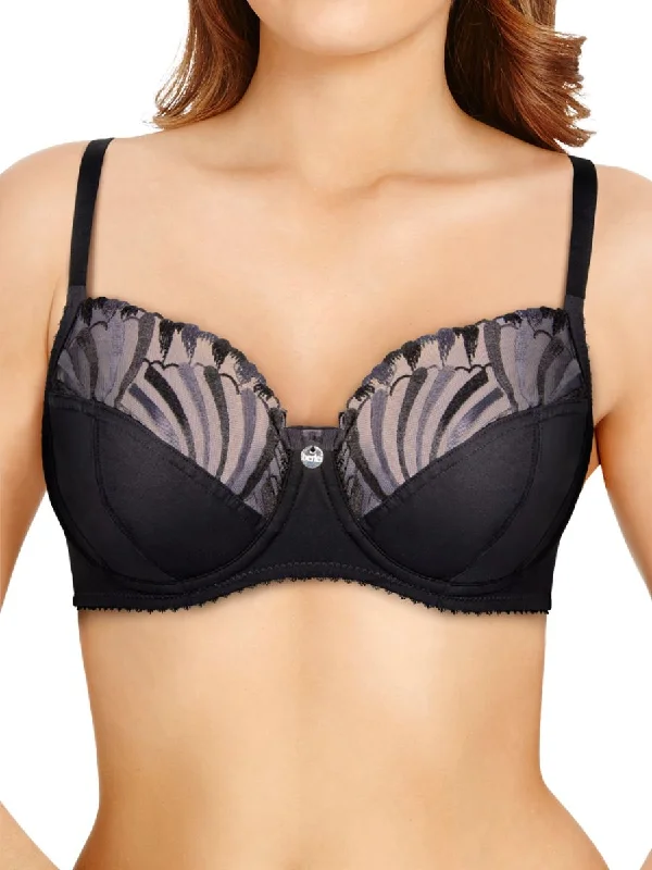 Embrace Side Support Bra - Black