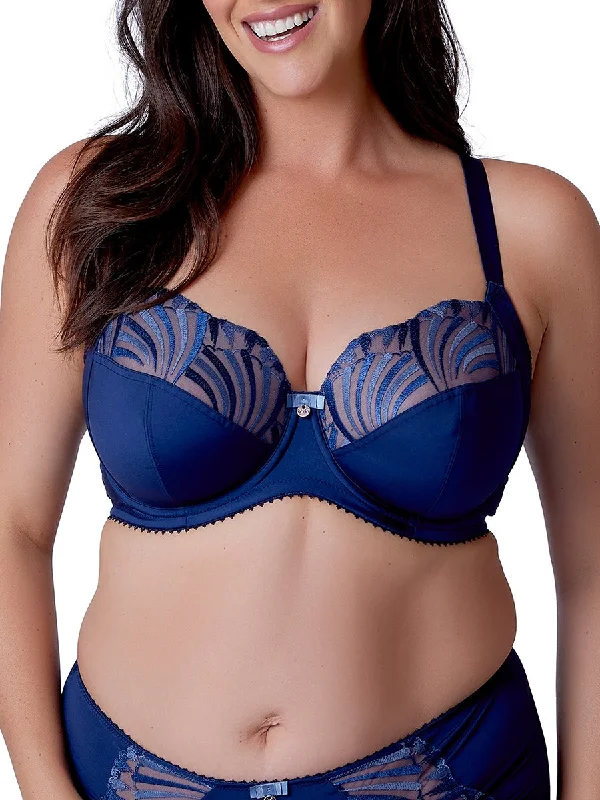 Embrace Side Support Bra - Deep Blue