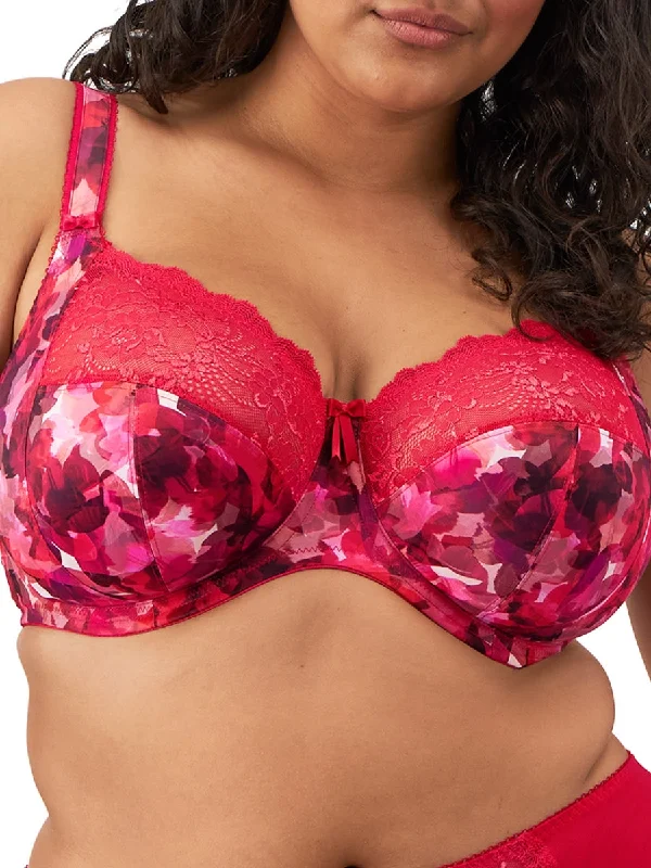 Morgan Printed Full Cup Bra - Berry Crush