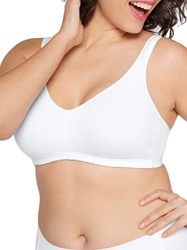 Elasticup Cotton Full Cup Bra - White