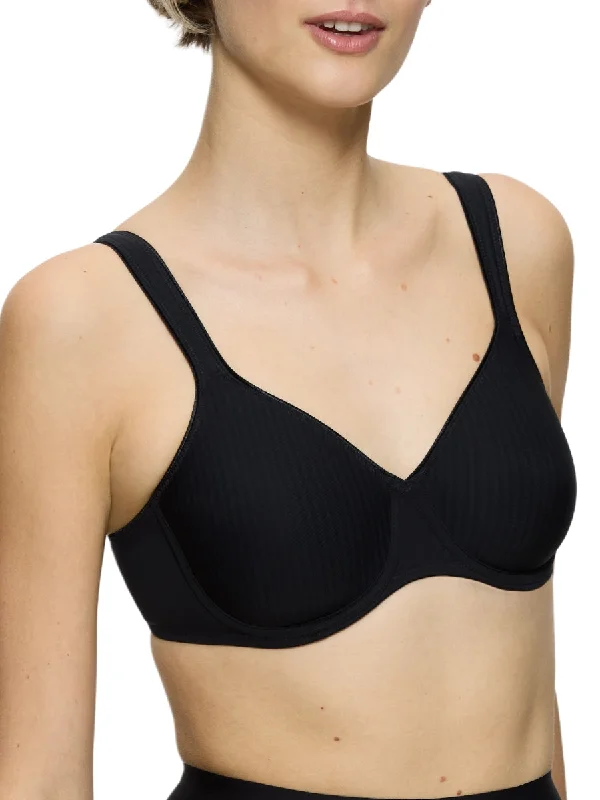 Modern Soft+Cotton Moulded Bra - Black