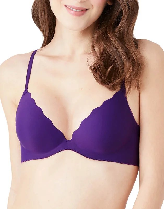 b.tempt'd by Wacoal B.Wow'd Push-Up Contour Bra Grape Royale 958287