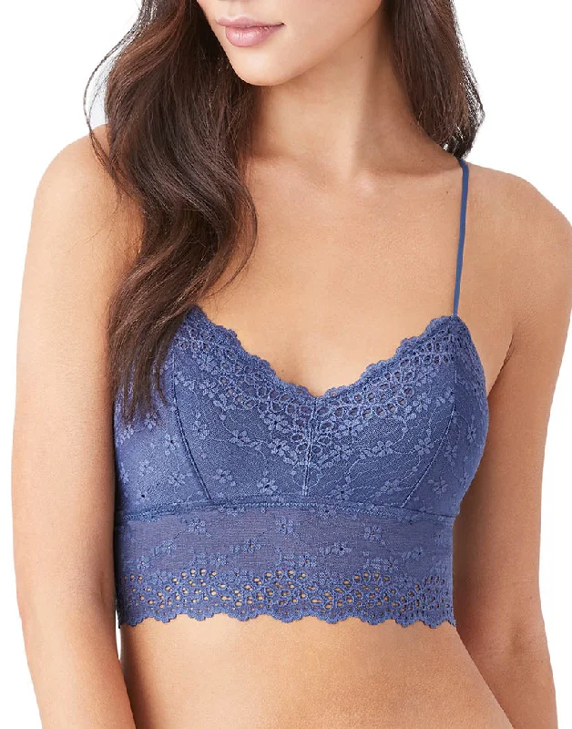 b.tempt'd by Wacoal Inspired Eyelet Bralette Vintage Indigo 910219