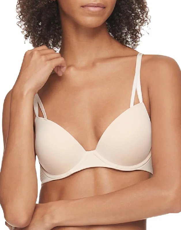 Calvin Klein Women Seductive Comfort Lite Lift Under Wire Demi Bra QF6016