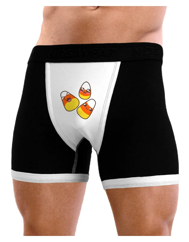 Cute Candy Corn Family Halloween Mens Boxer Brief Underwear