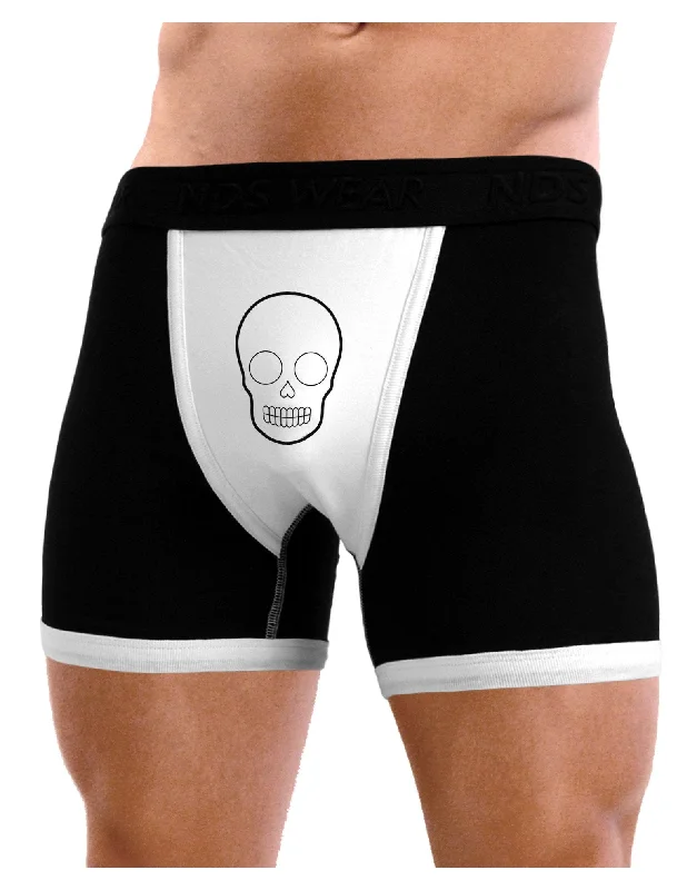 Design Your Own Day of the Dead Calavera Mens Boxer Brief Underwear