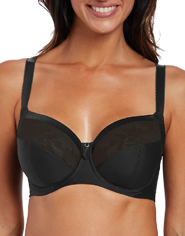 Fantasie Illusion Underwire Side Support Bra Black FL2982