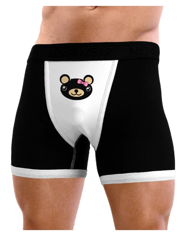 Kyu-T Head - Night Beartholomea Girl Teddy Bear Mens Boxer Brief Underwear