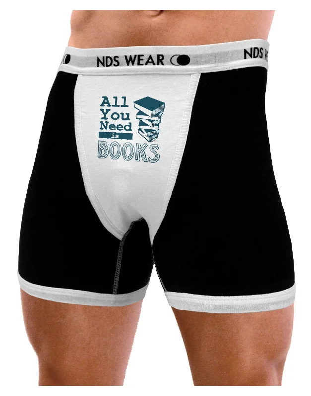 All You Need Is Books Mens Boxer Brief Underwear