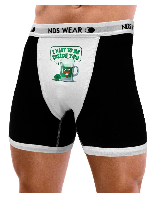 Green Beer - Inside You Mens Boxer Brief Underwear