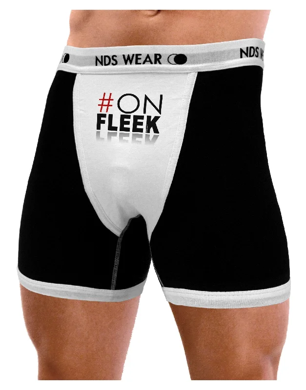 Hashtag On Fleek Mens Boxer Brief Underwear