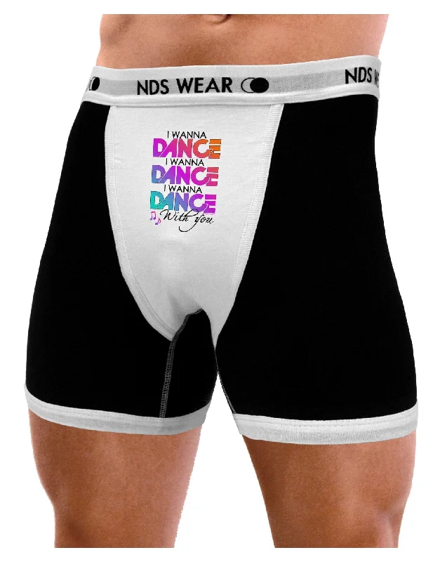 I Wanna Dance With You Mens Boxer Brief Underwear