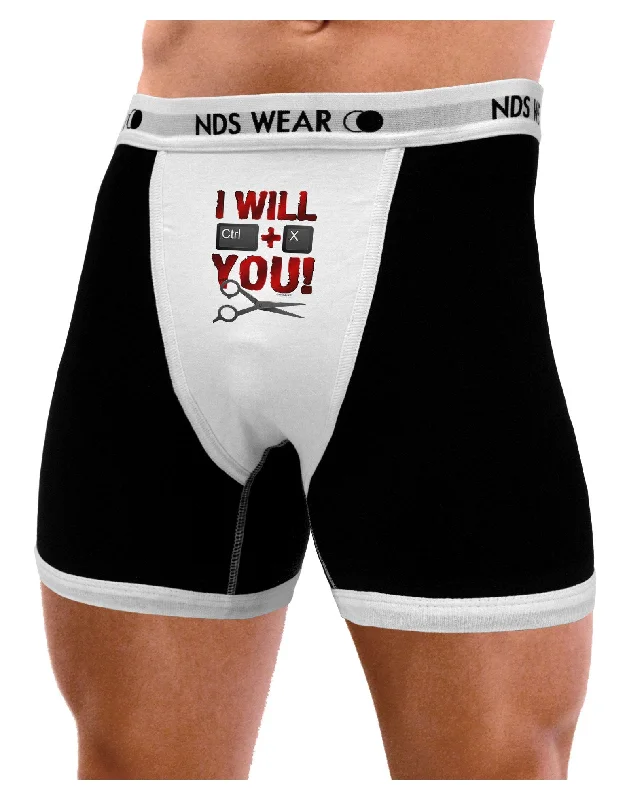 I Will Ctrl X You Mens Boxer Brief Underwear