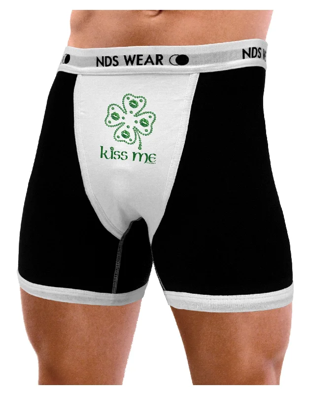 Kiss Me Clover Mens Boxer Brief Underwear