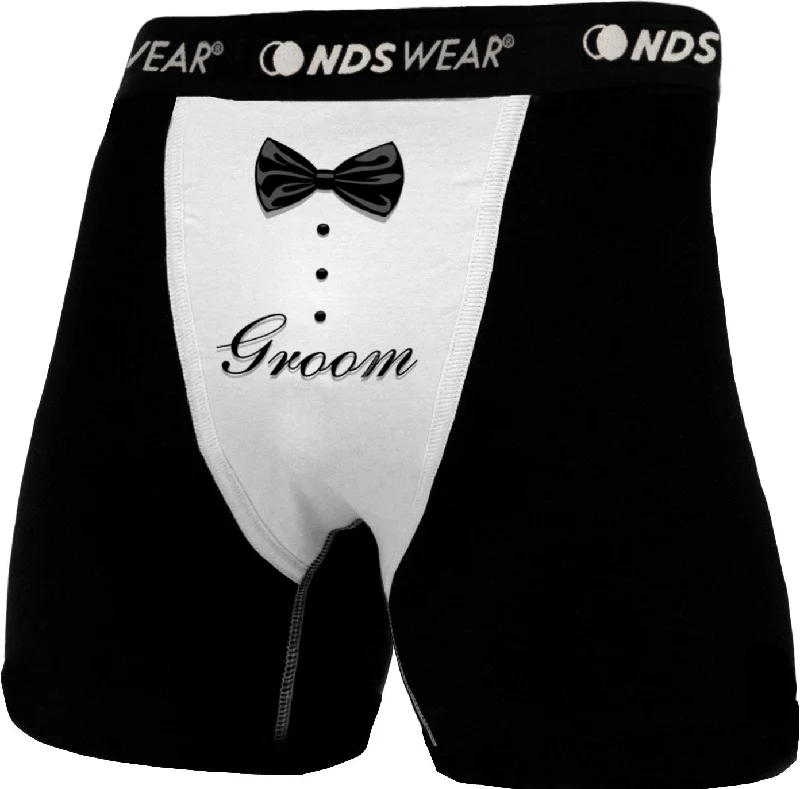 Tuxedo - Groom Mens Boxer Brief Underwear