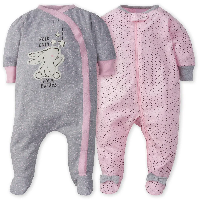 2-Pack Baby Girls Bunny Sleep 'N Plays