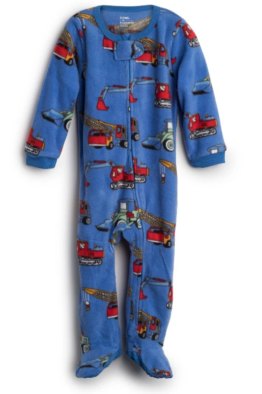 Elowel Baby Boys Footed Crain Pajama Sleeper Fleece (Size 6M-5Years)