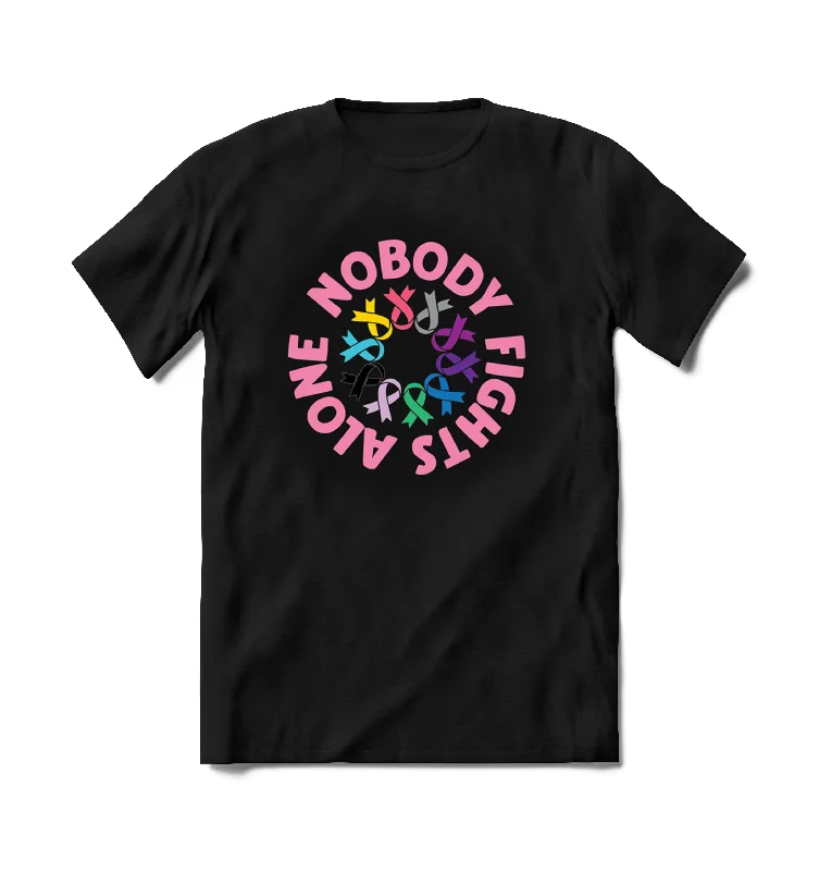 Nobody Fights Alone Short Sleeve T-Shirt (Butterblend Sleepshirt Fabric)