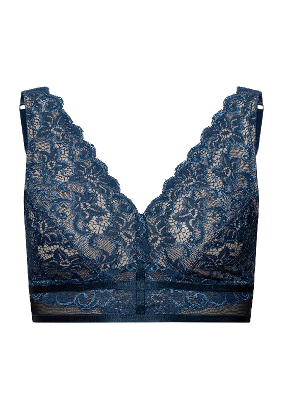 Marlene Lace Soft Cup Bra | Mystic Blue 70894-1652