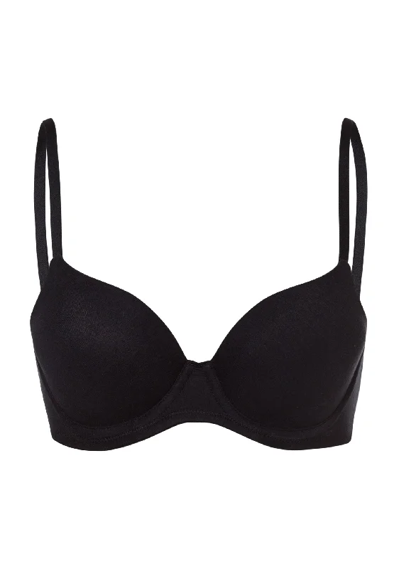 Cotton Sensation Padded T-Shirt Bra | Black 71382-019