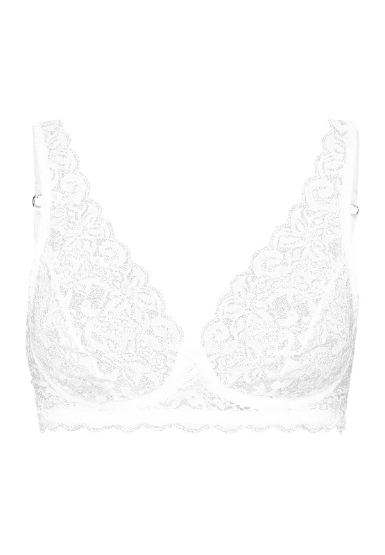 Luxury Moments Lace Soft Cup Bra | White 71465-101