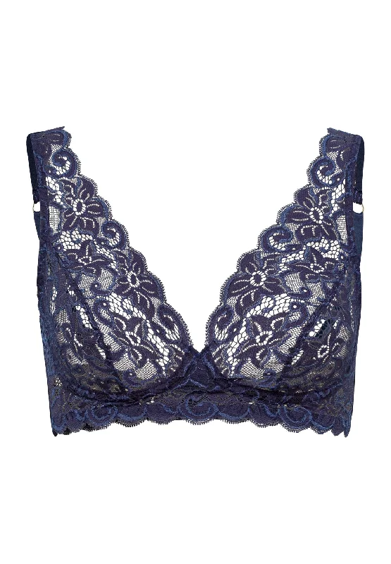 Luxury Moments Lace Soft Cup Bra | Deep Navy 71465-1610