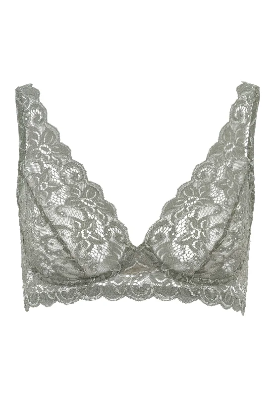 Luxury Moments Lace Soft Cup Bra | Antique Green 71465-2668