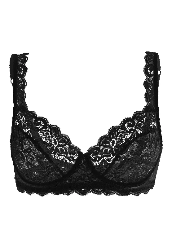 Luxury Moments Lace Underwire Bra | Black 71467-019