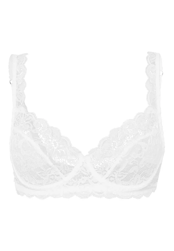 Luxury Moments Lace Underwire Bra | White 71467-101