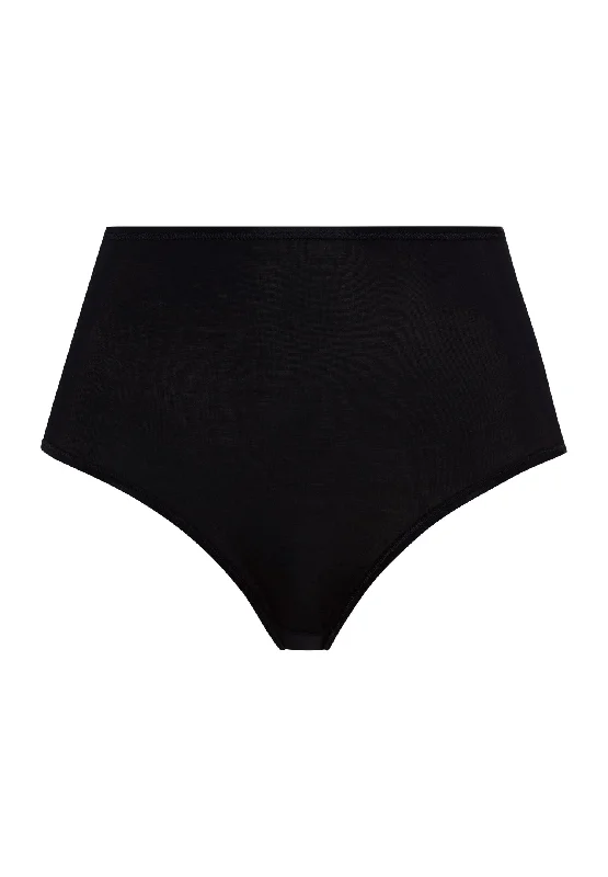 Cotton Seamless Cotton Full Brief | Black 71625-019