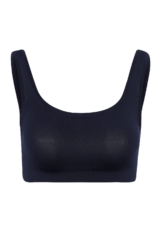 Touch Feeling Crop Top | Deep Navy 71810-1610