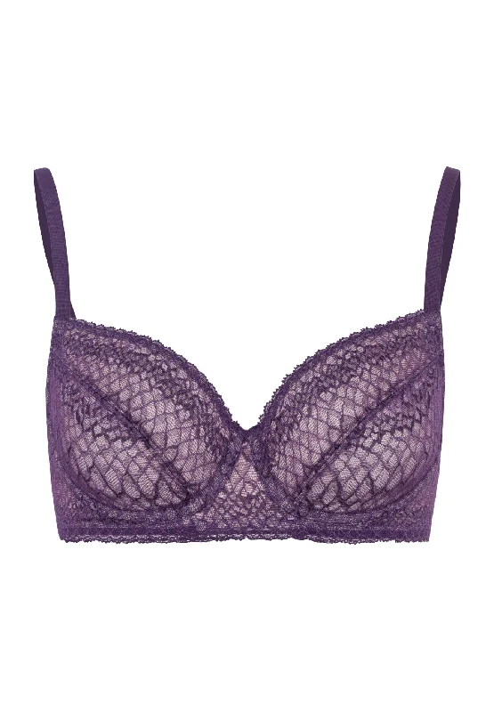 Thalie Underwire Bra | Animal Lace Boysenberry 72941-2376