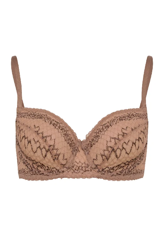 Thalie Underwire Bra | Animal Lace Biscotto 72941-2915