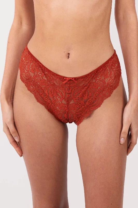 Ariana Ginger Lace Brief