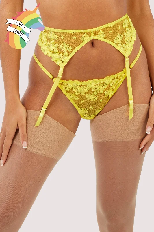 Audre Yellow Suspender