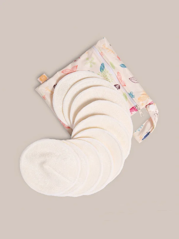 Organic Bamboo Reusable Nursing Pads | Ivory