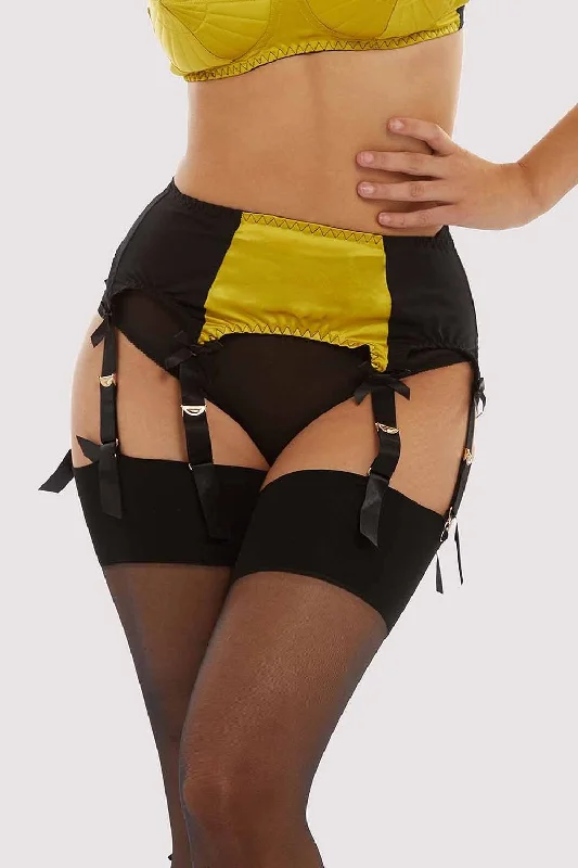 Classic Suspender Belt Chartreuse