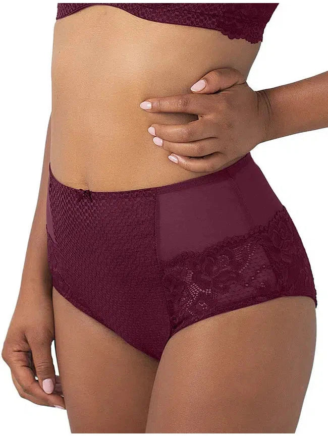 Burgundy Serena Brief Panty