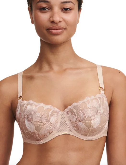 Chantelle Fleurs Lace Unlined Demi Bra