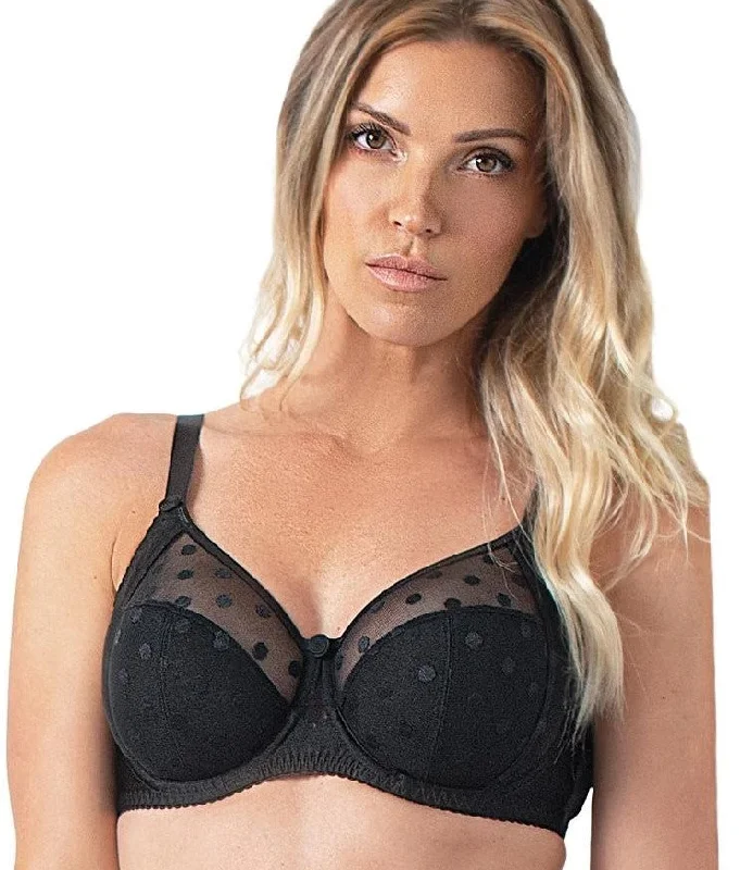 FIT FULLY YOURS Carmen Polka Dot Underwire Bra (#B2498)