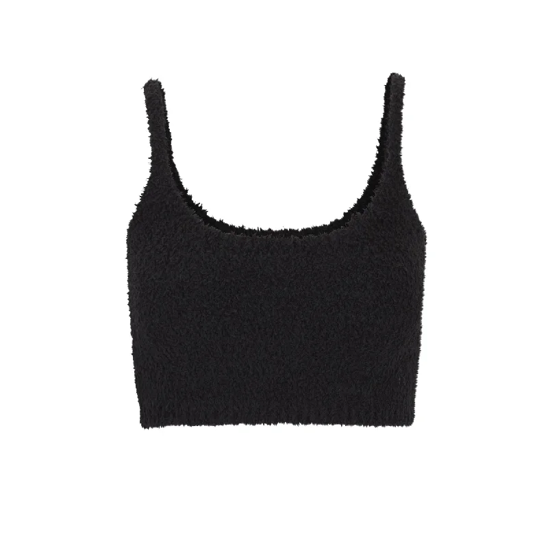 COZY KNIT BRALETTE | ONYX