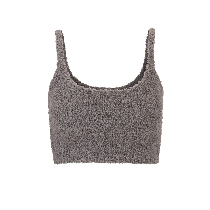 COZY KNIT BRALETTE | SMOKE