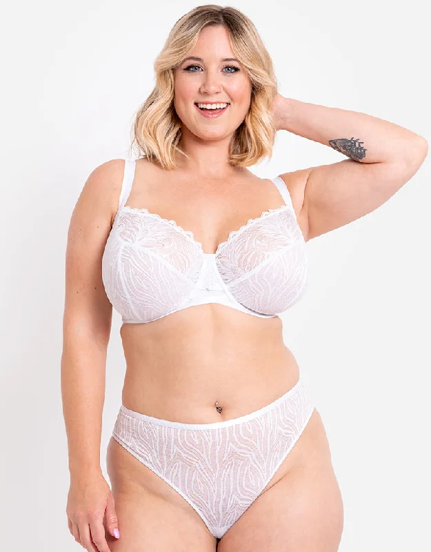 Curvy Kate Lace Daze Balcony Bra White