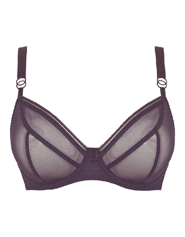 Curvy Kate Lifestyle Plunge Bra Plum Purple